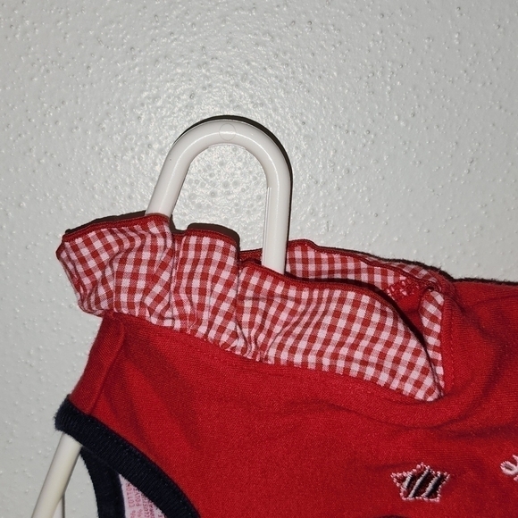 Little LINDSEY Red White and Blue Patriotic Dress - Picture 3 of 7